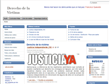 Tablet Screenshot of derechodelavictima.com.ar